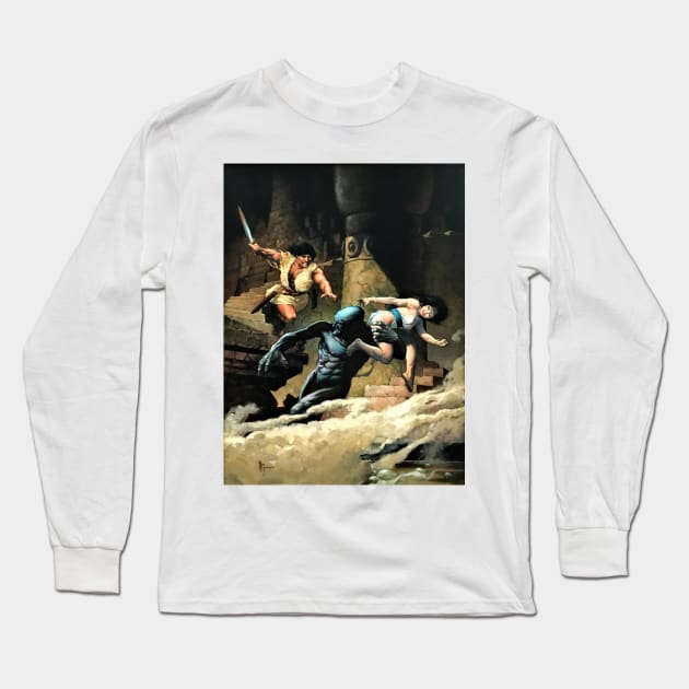 Conan the Barbarian 8 Long Sleeve T-Shirt by stormcrow